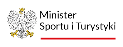 Biały orzeł w złotej koronie w lewym górnym rogu na czarnym tle. Poniżej, na środku, poziomy pasek z białym i czerwonym pasem z delikatnym cieniem pod spodem.